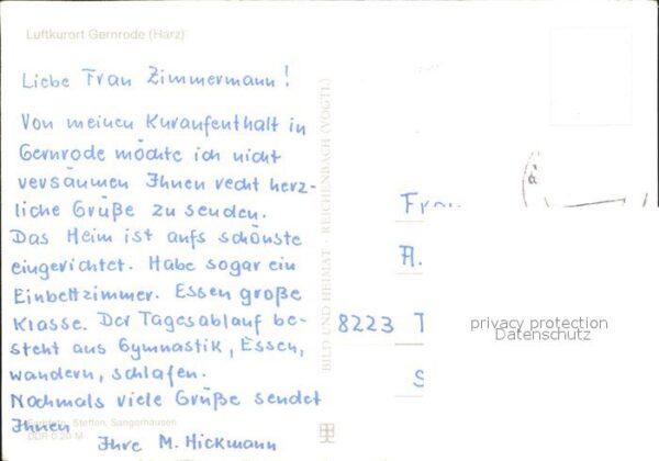 Gernrode Harz FDGB Erholungsheim Fritz Heckert – Bild 2