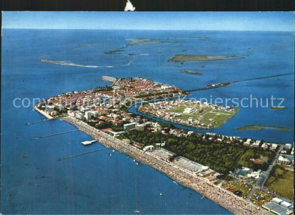 Grado Gorizia Isola del Sole dall aereo