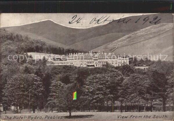 Peebles UK The Hotel Hydro View from the South