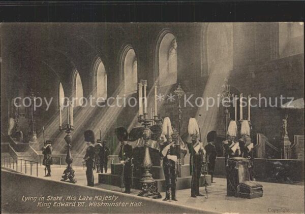 London Lying in State His Late Majesty King Ed