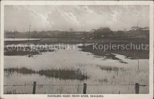 Beaulieu Hampshire Bucklers Hard from River