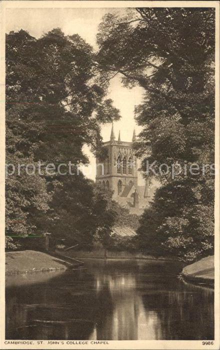 Cambridge Cambridgeshire St Johns College Chapel