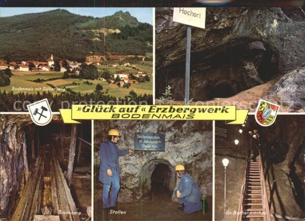 Bodenmais Erzbergwerk im Silberberg Übertag Brems