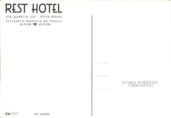 Roma Rom Rest Hotel Chiesetta Madonna del Riposo – Bild 2