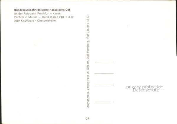 Oberbeisheim BAB Raststätte Hasselberg Ost Restauran – Bild 2