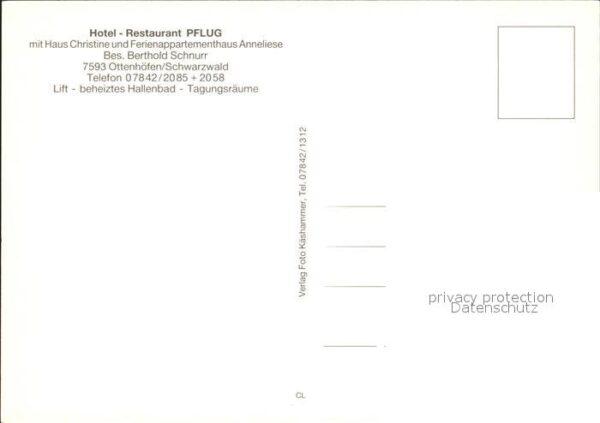 Ottenhoefen Schwarzwald Hotel Restaurant Pflug Hallenbad Ferien – Bild 2