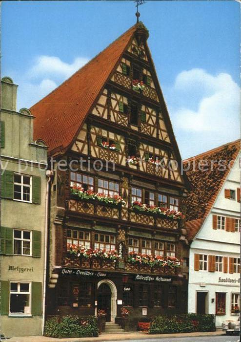 Dinkelsbuehl Hotel Deutsches Haus 1000jährige Stadt