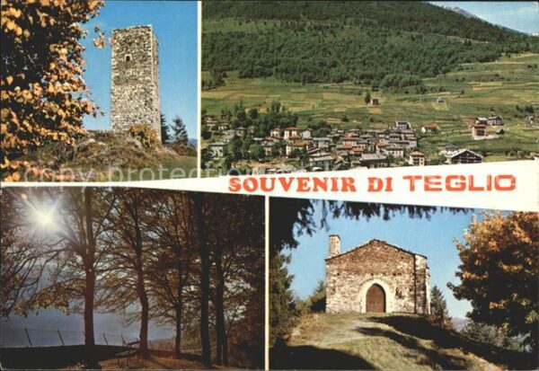 Teglio Turm Herbststimmung