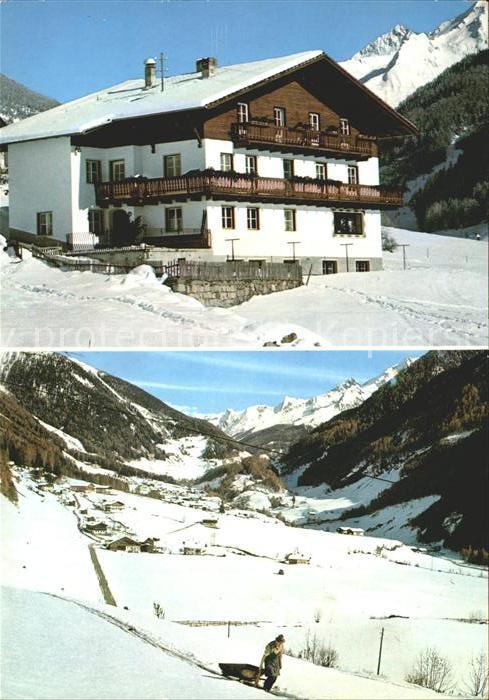 St Jakob Ahrntal Haus Markus Winterpanorama