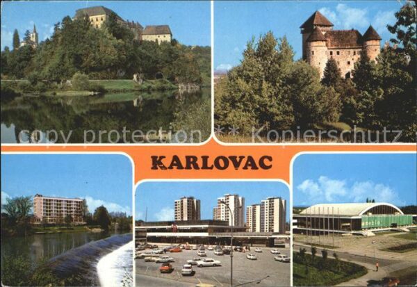 Karlovac Schloss Hochhäuser Halle