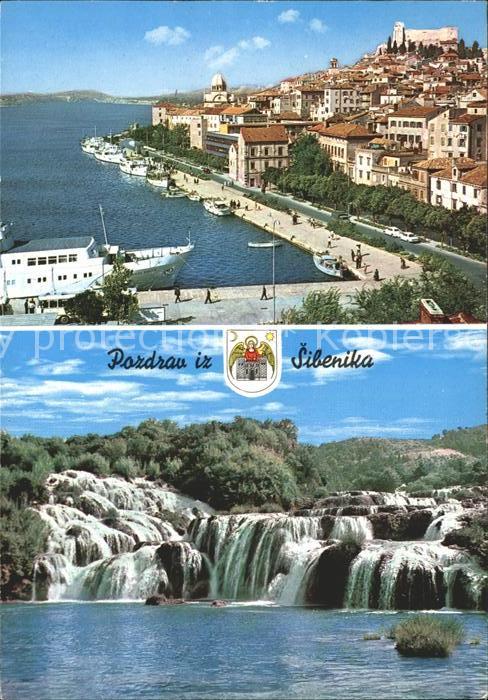 Sibenik Hafen Wasserfälle