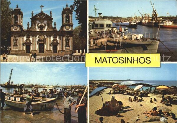 Matosinhos Igreja do Bom Jesus Descarregando peixe