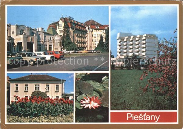 Piestany Teilansichten Seerose