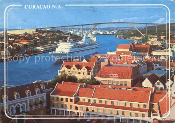 Curacao Niederlaendische Antillen St Annabaai with Julianabridge