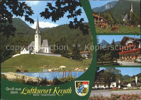 Kreuth Tegernsee Teilansichten Heilklimatischer Kurort K