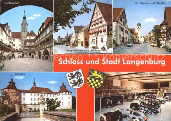 Langenburg Wuerttemberg Hauptstrasse Schloss Kirche Automuseum