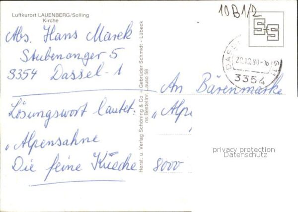Lauenberg Partie an der Kirche Luftkurort – Bild 2