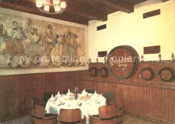Plzen Pilsen Restaurace Prazdroj Restaurant Wandgemä