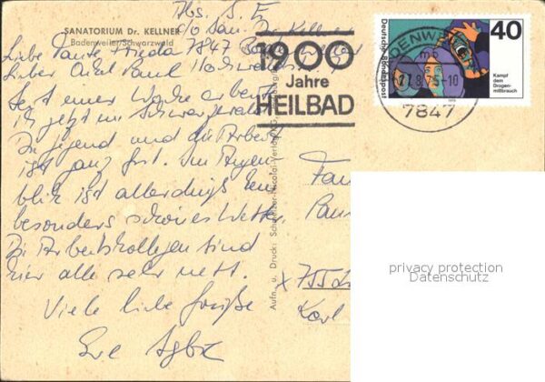 Badenweiler Sanatorium Dr Kellner – Bild 2