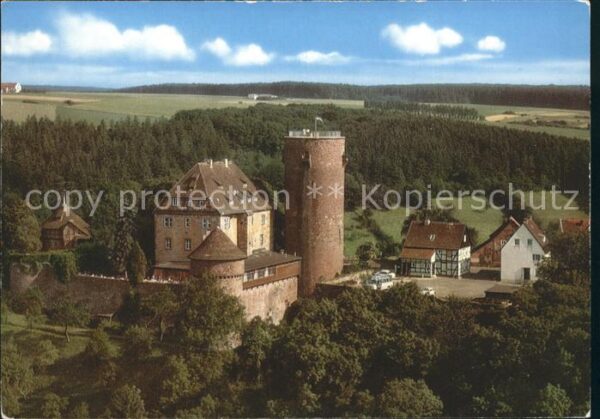 Trendelburg Burg Die Perle im Diemeltal Fliegeraufn