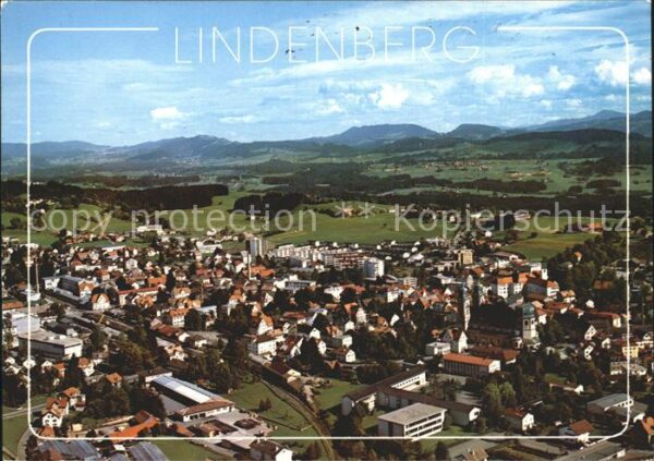 Lindenberg Allgaeu Höhenluftkurort Fliegeraufnahme