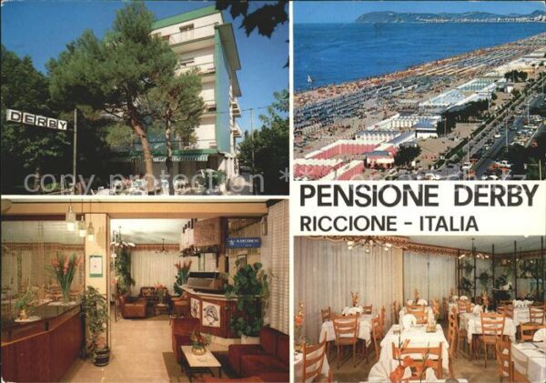 Riccione Pensione Derby Restaurant Strand