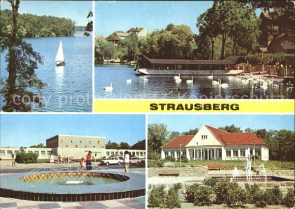 Strausberg Brandenburg Straussee Haus der NVA Klub am See Park