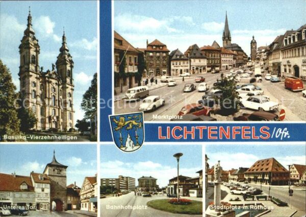 Lichtenfels Bayern Basilika Vierzehnheiligen Marktplatz Un