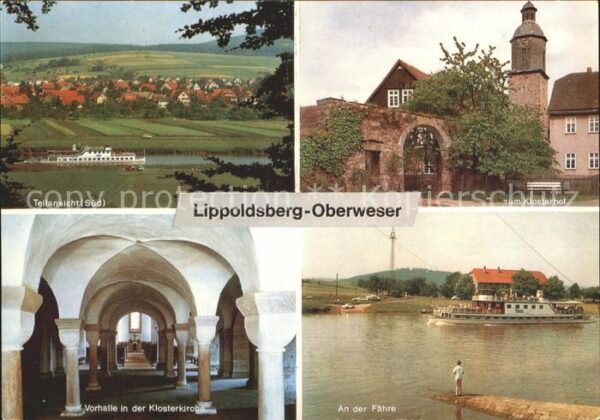 Lippoldsberg Teilansicht Klosterhof Vorhalle Kloster