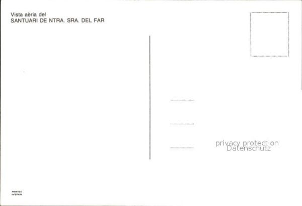 Girona Santuari de Ntra Sra del Far Vista aere – Bild 2