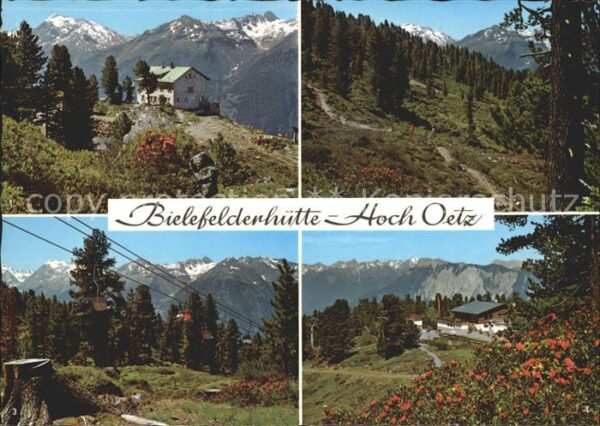 Oetz Bielefelder Hütte Sesselbahn Bergrestau