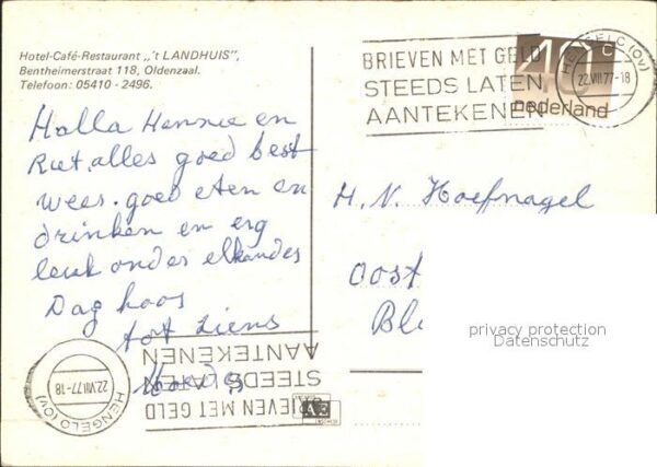 Oldenzaal Hotel Cafe Restaurant t Landhuis – Bild 2