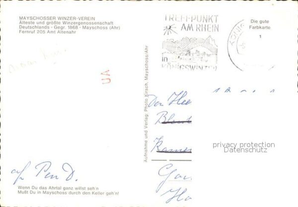 Mayschoss Mayschosser Winzergenossenschaft Weinke – Bild 2