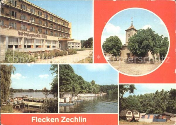 Flecken Zechlin FDGB Erholungsheim Kirche Schwarzer See