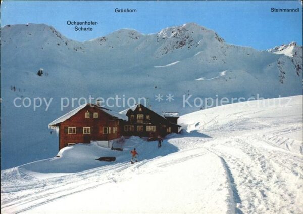 Hirschegg Kleinwalsertal Vorarlberg Schwarzwasserhütte Winterpanorama Alpen