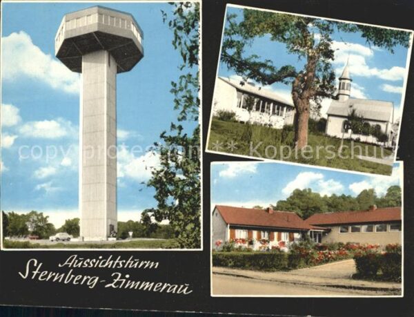 Zimmerau Sternberg Aussichtsturm Kirche