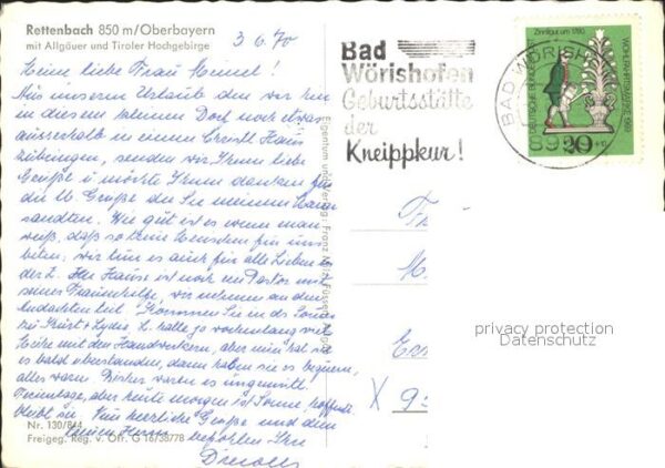 Rettenbach Oberbayern Allgäuer Alpen Tiroler Hochgebirge Flie – Bild 2