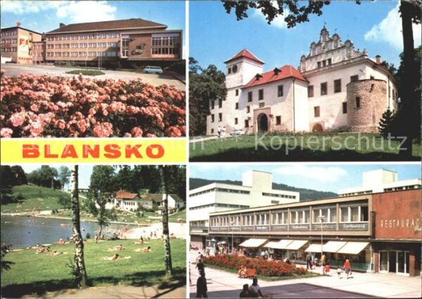Blansko Budova ONV Zamek Koupaliste Palava Rest