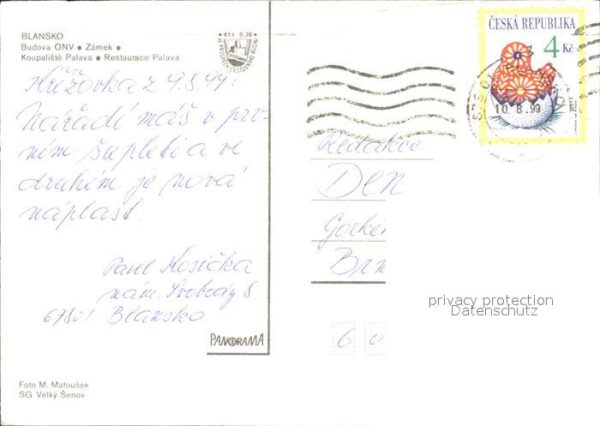 Blansko Budova ONV Zamek Koupaliste Palava Rest – Bild 2