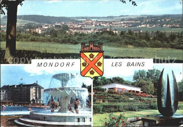 Mondorf-les-Bains Panorama Piscine et Casino Roseraie et