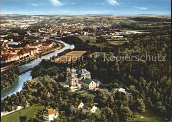 Wuerzburg Käppele Fliegeraufnahme