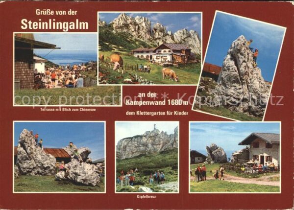 Aschau Chiemgau Steinlingalm an der Kampenwand Bayerisc