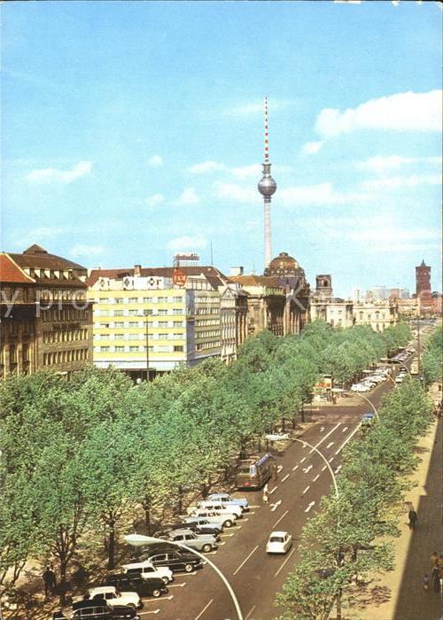 Berlin Unter den Linden Hauptstadt der DDR