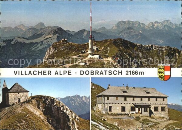 Dobratsch Kaernten Villacher Alpe Berghaus gegen Karnische