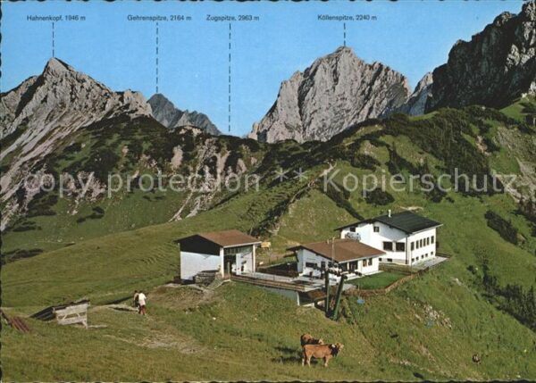 Graen Tirol Bergstation Füssener Jöchle Bergrestaur