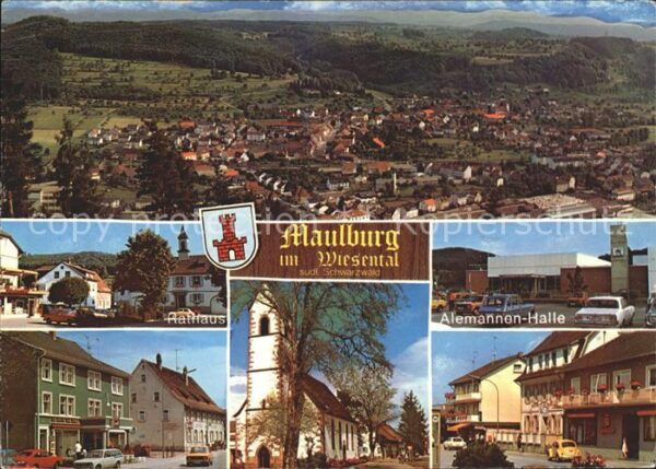 Maulburg Panorama Wiesental Rathaus Alemannen Ha