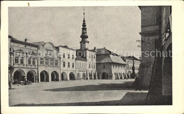 Zwittau Tschechien Marktplatz