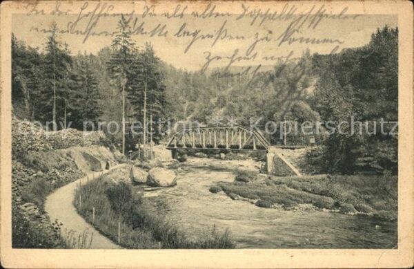 Steinicht Klostertal Brücke Vogtländische Schweiz
