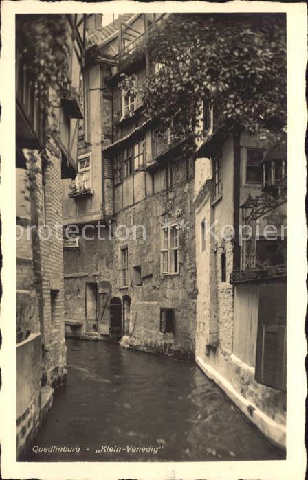 Quedlinburg Klein Venedig Kanal