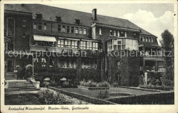 Muenstereifel Bad Gartenseite Marienheim Kneippbad